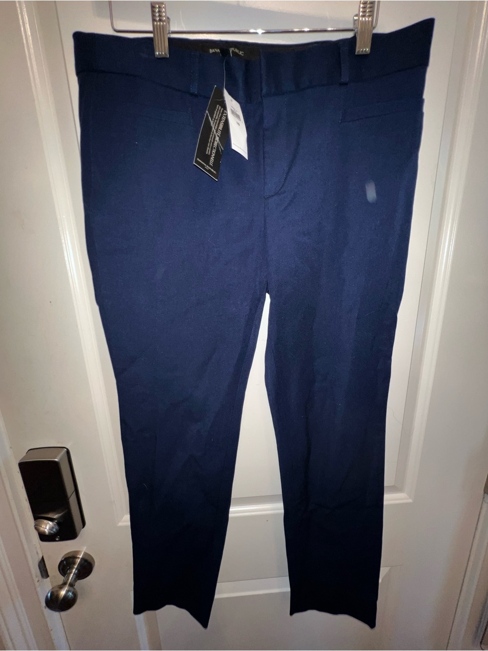 Banana Republic Sloan Navy Blue Dress Pants. NWT. Size: 10.  Asking: $59.